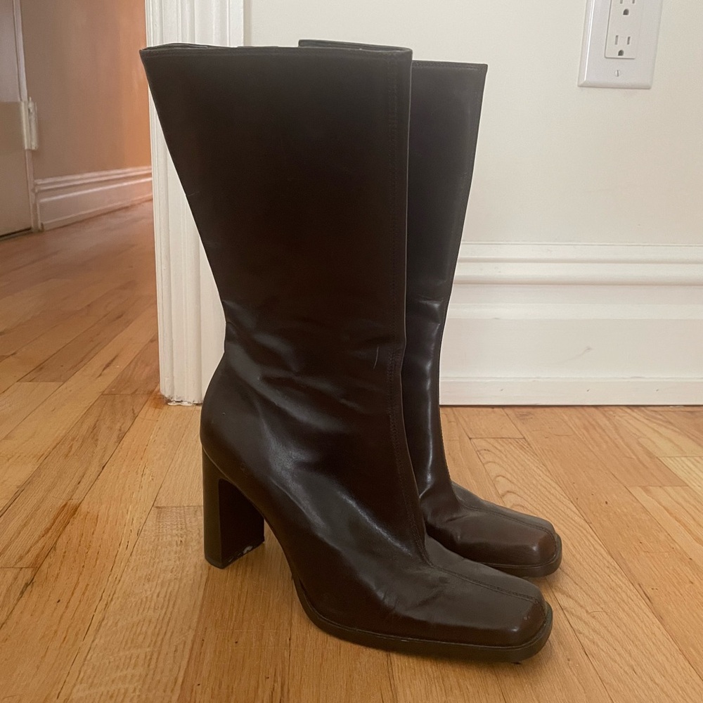 Vintage Nine West Brown Leather Boots